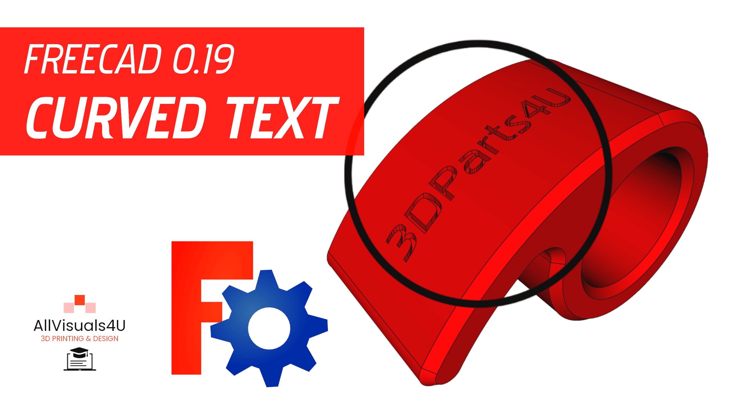 How To Create Text In FreeCAD 3DParts4U